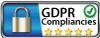 Arrested Graphics and Web Solutions GDPR General Data Protection Regulation Compliancy Badge